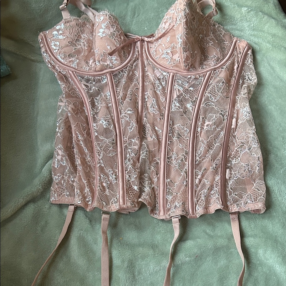 Victoria's Secret Blush Lace Bustier